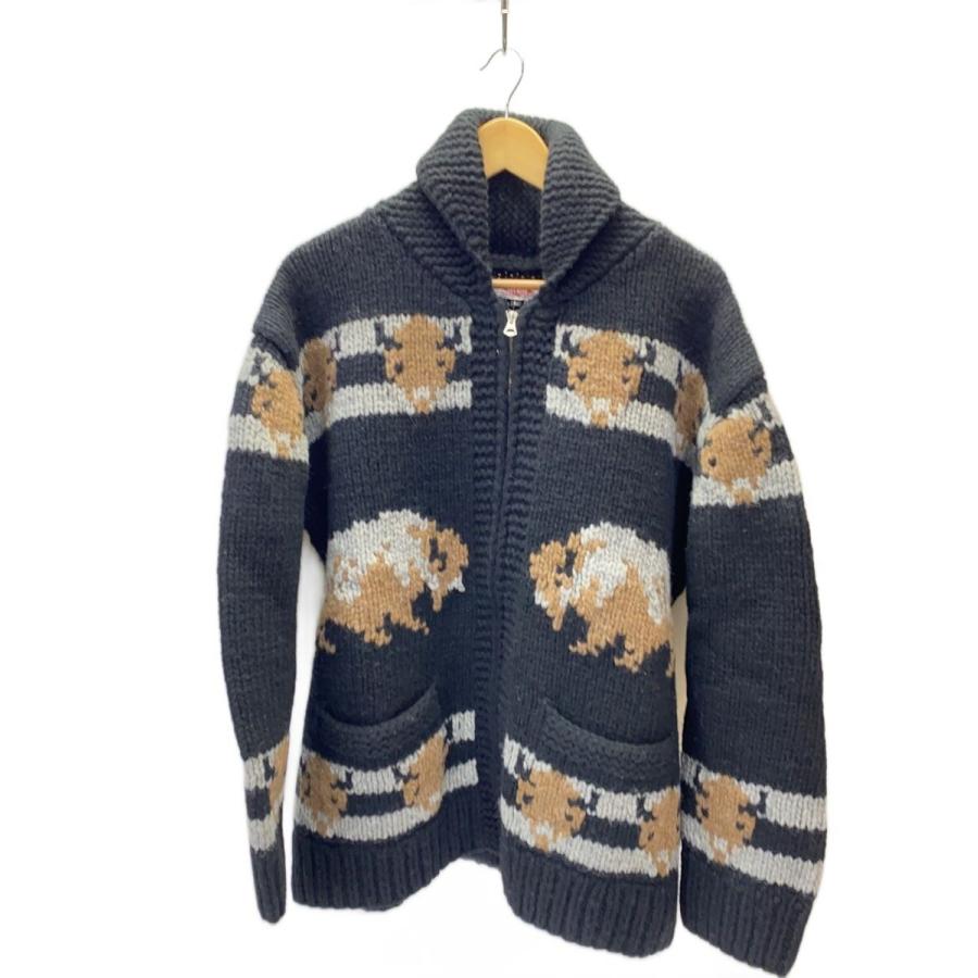 JELADO◇カウチンセーター/ニット・セーター(厚手)/L/ウール/BLK