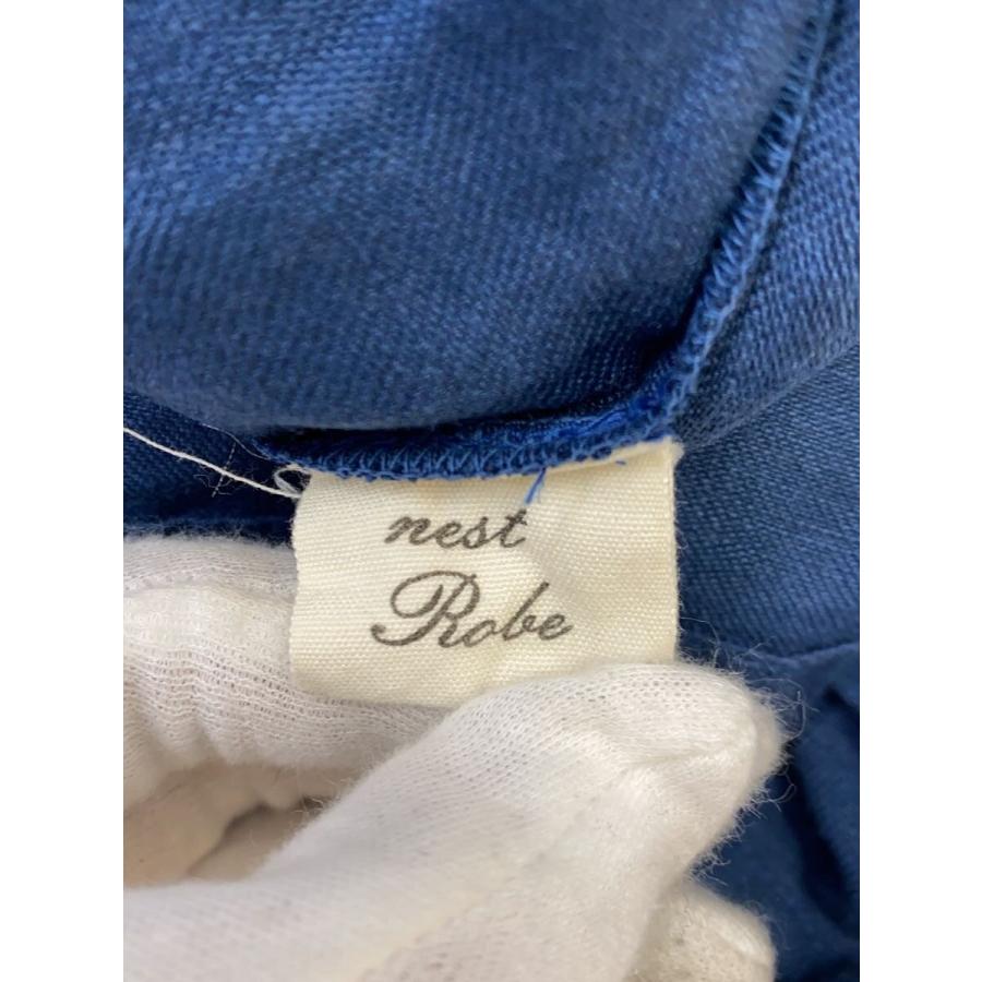 kbram nest Robe ブラック ワンピース 麻100% 美品⭐︎ nest Robe◇長袖ワンピース/麻100/リネン/NVY : セカンドストリート