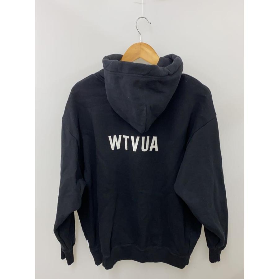 WTAPS◇SIGN HOODY COTTON.TSSC/パーカー/3/コットン/BLK/241ATDT