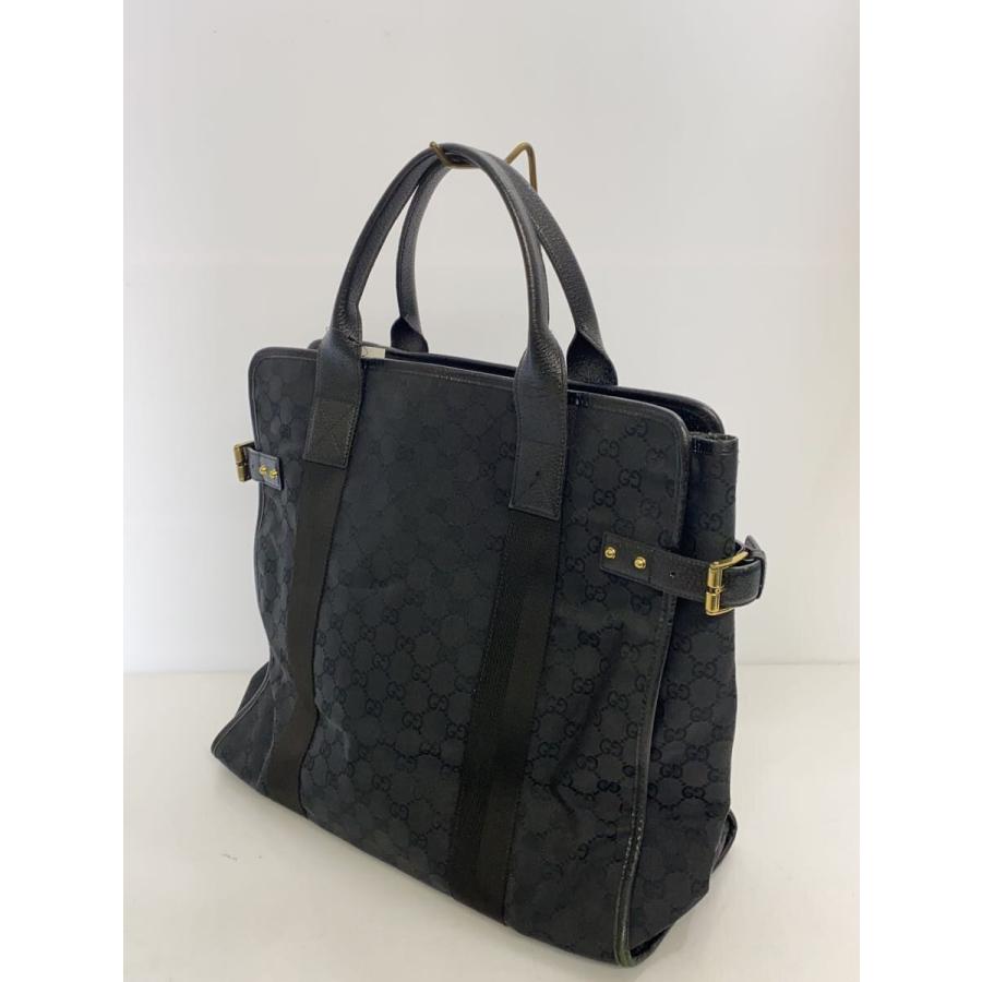 黒*平様 GUCCI グッチ トートバッグ GUCCI◇トートバッグ/キャンバス/BLK/総柄/214397 : セカンド