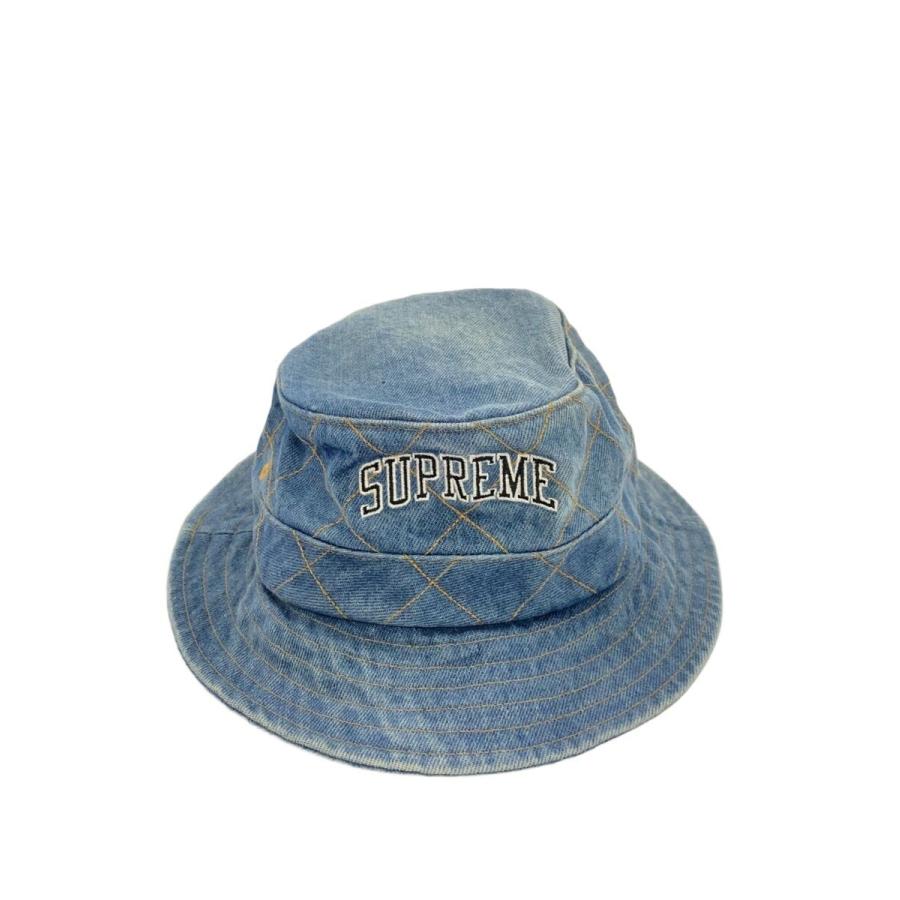 Supreme◇バケットハット/FREE/コットン/BLU/メンズ : セカンド