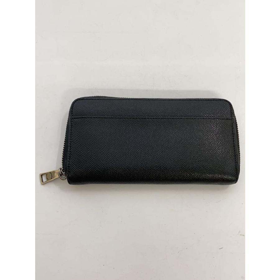 COACH◇アコーディオンウォレットクロスグレインレザー/長財布/レザー 