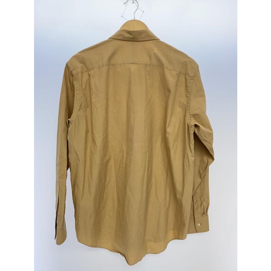 AURALEE◇WASHED FINX TWILL SHIRT/長袖シャツ/3/コットン/CML/無地 