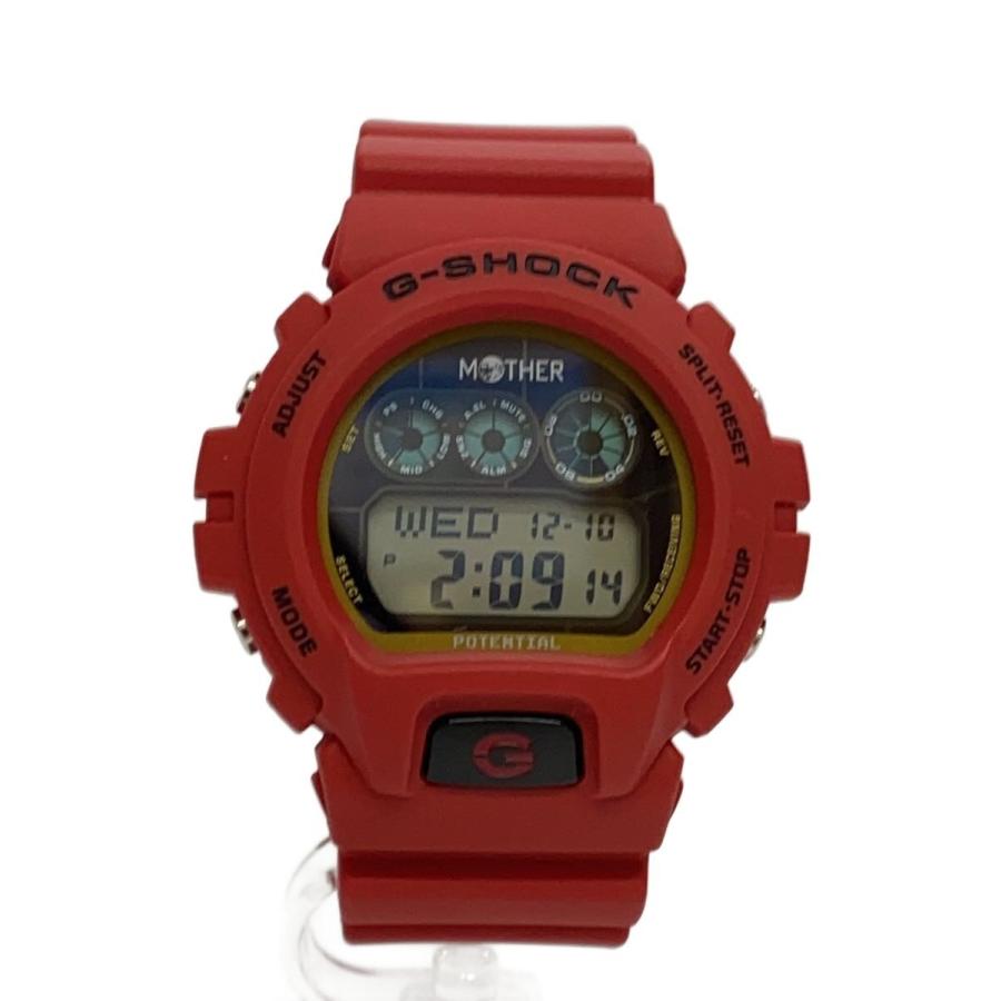 CASIO◇G-SHOCK/ソーラー腕時計/デジタル/BLK/RED/GW-6900MOT24-4JR