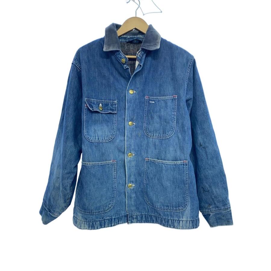 【極希少】60s-70s ヴィンテージ カバーオール ストライプ USA製 L ELY/60s〜70s/カバーオール/ジャケット/デニム/IDG/ブランケット