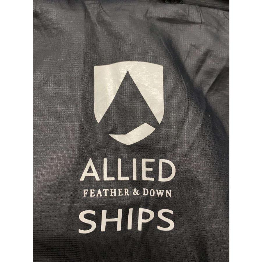 ALLIED FEATHER+DOWN◇x SHIPS/ダウンジャケット/S/ポリエステル/GRY 