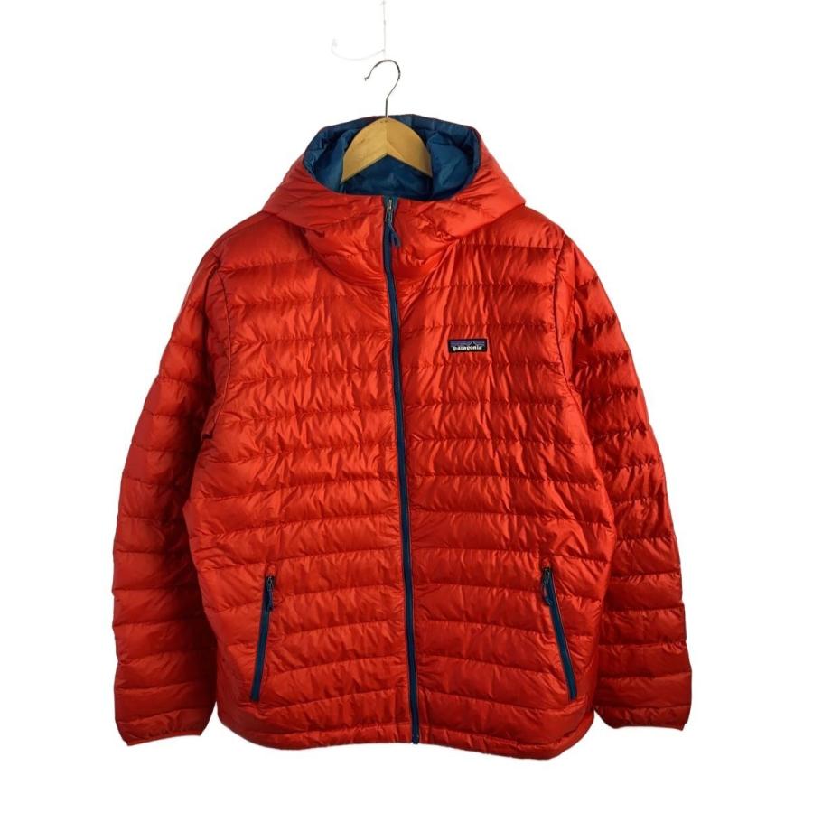 patagonia◇ダウン・セーター・フーディ_レッド/STY84701FA18/L 