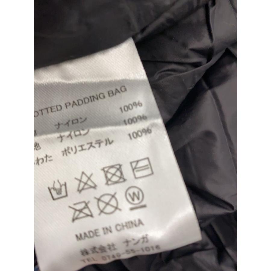 NANGA◆シュラフ/BLK/DOTTED PADDING BAG/ドッテド パディング バッグ
