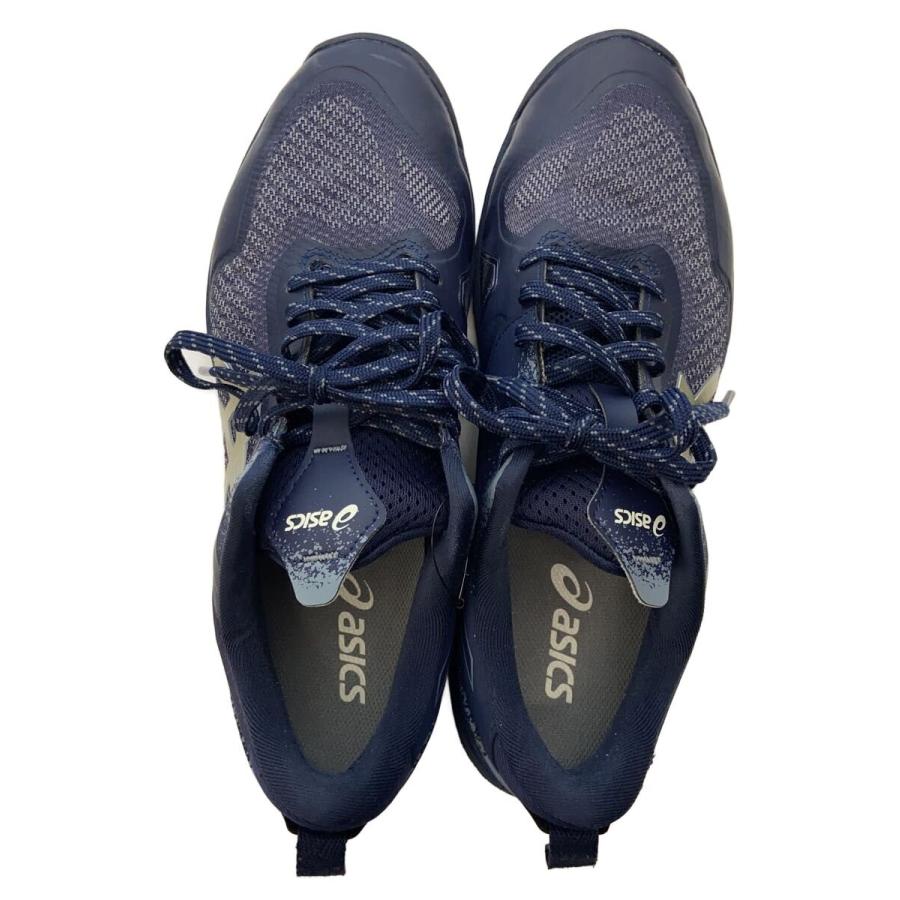 ASICS◇テニスシューズ/PRESTIGELYTE 5 OC/オムニ・クレー/WIDE/NVY