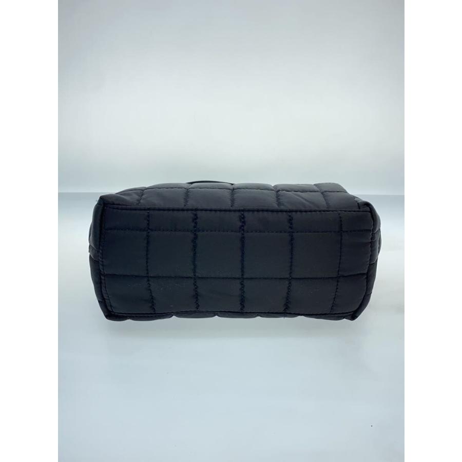 【美品】MARY QUANT ハンドバッグ キルティング ナイロン ブラック MARY QUANT◇ショルダーバッグ/ナイロン/BLK/無地/キルティング