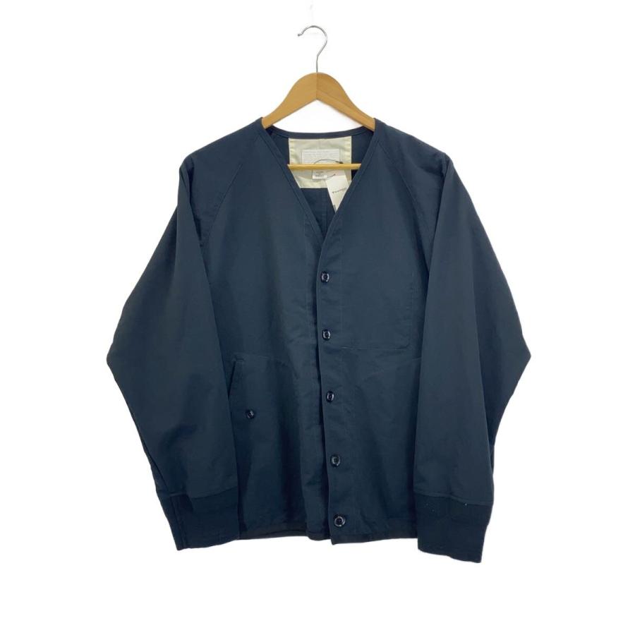 nanamica◇ALPHADRY Cardigan/S/ポリエステル/BLK/無地/SUAS225