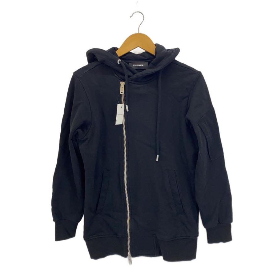 DIESEL◇ジップパーカー/XS/コットン/BLK/無地/BG000014 : セカンド 