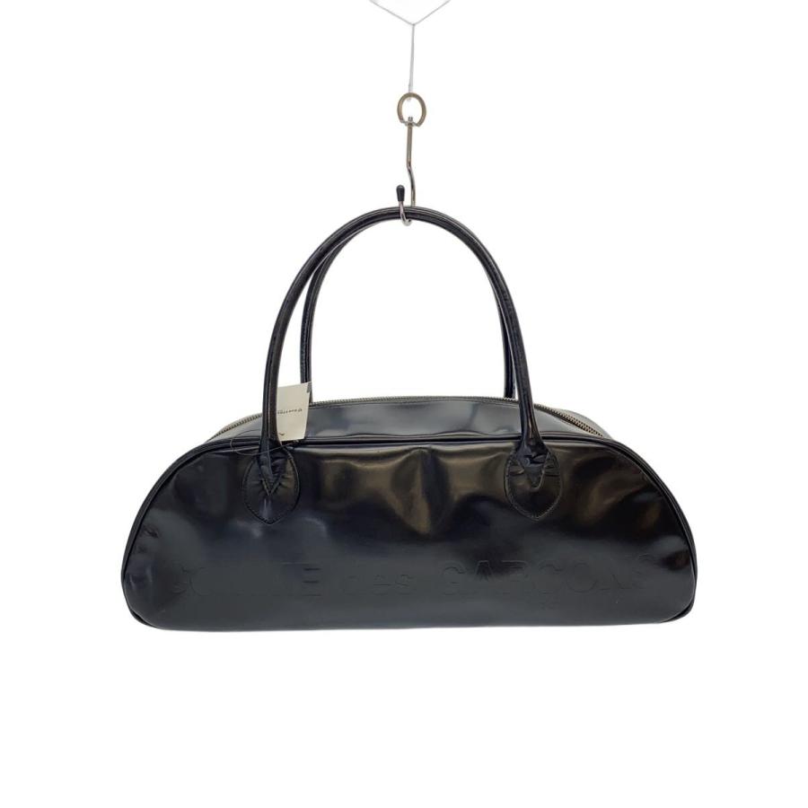 COMME des GARCONS◇ボストンバッグ/牛革/BLK/無地/GC-K204 : セカンド