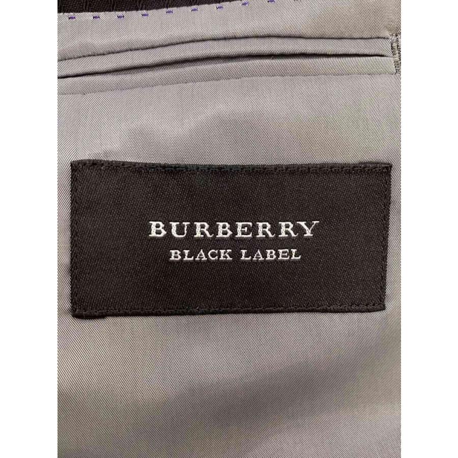 BURBERRY BLACK LABEL◆セットアップ/--/ウール/BLK/ストライプ/D1H11-301-09_2