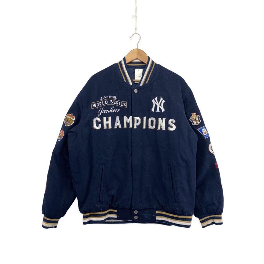 【美品】クーパーズタウン リバーシブル スタジャン ニューヨークヤンキース XL COOPERS TOWN◇ヤンキースワールドシリーズチャンピオン記念