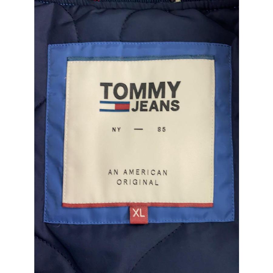 TOMMY JEANS◆スタジャン/XL/ポリエステル/BLU/DM0DM06921｜ssol-shopping｜03