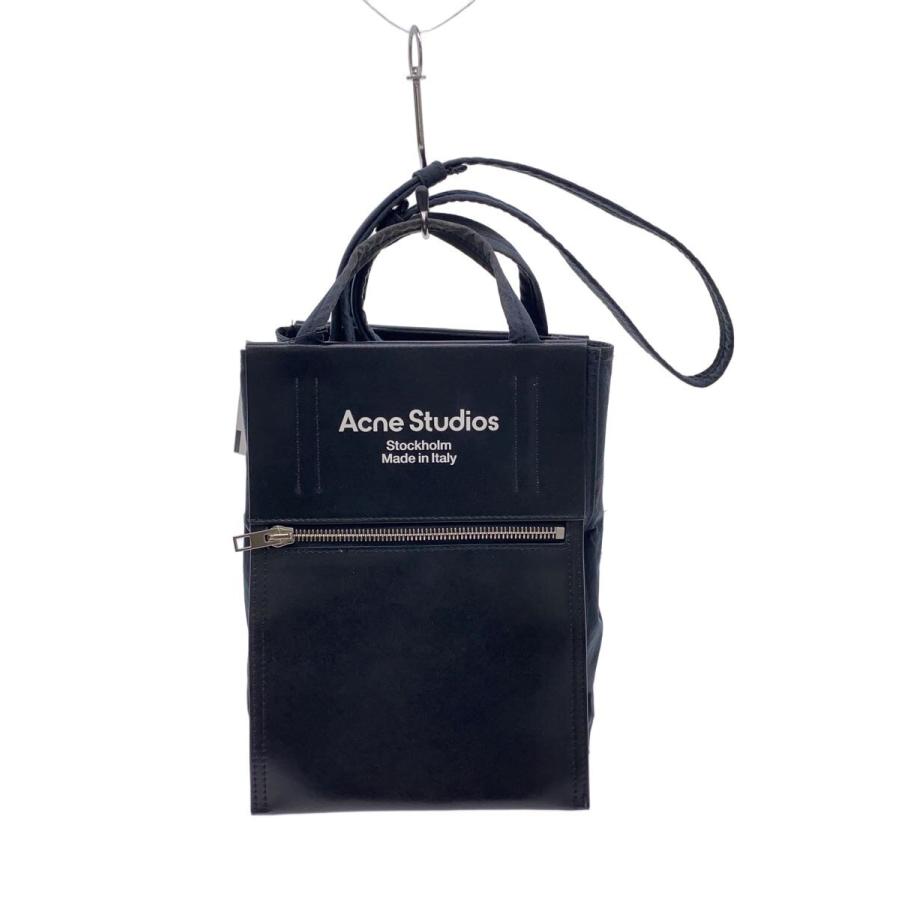 Acne Studios(Acne)◇トートバッグ/ナイロン/BLK// : セカンド 