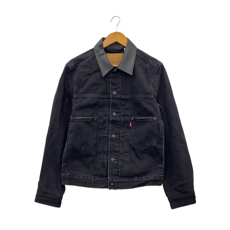 Levi's◇EDIFICE別注 2nd Type/Gジャン/XS/デニム/BLK/PC9-007X7-0000