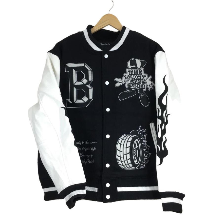 Blackeyepatch OG BOY VARSITY JACKET/フルデコ/スタジャン/L/ウール/BLK 2319472085285