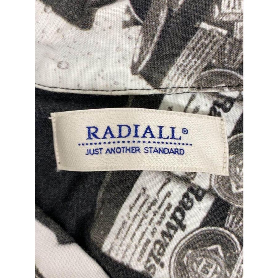 RADIALL◆オープンカラーシャツ/半袖シャツ/M/レーヨン/BLK/総柄/RAD-22SS-SH010｜ssol-shopping｜03