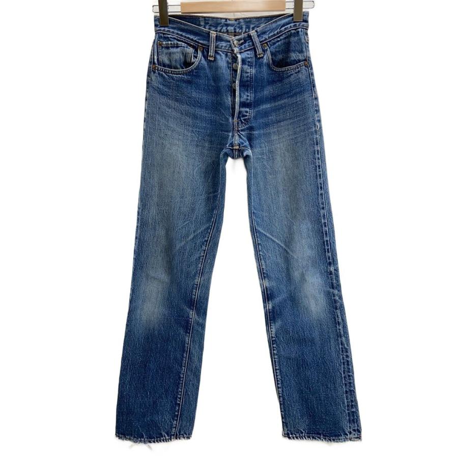 Levi's◇501/BIGE後期/平行ステッチ/足長R/ボタン裏6/デニム/IDG/お尻
