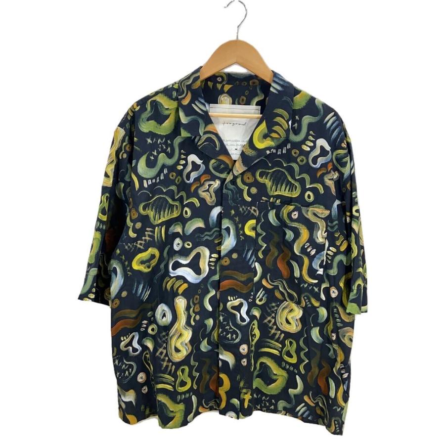 toogood THE LANDSCAPER SHIRT 半袖シャツ toogood◇THE LANDSCAPER SHIRT/半袖シャツ/6/コットン/ブラック