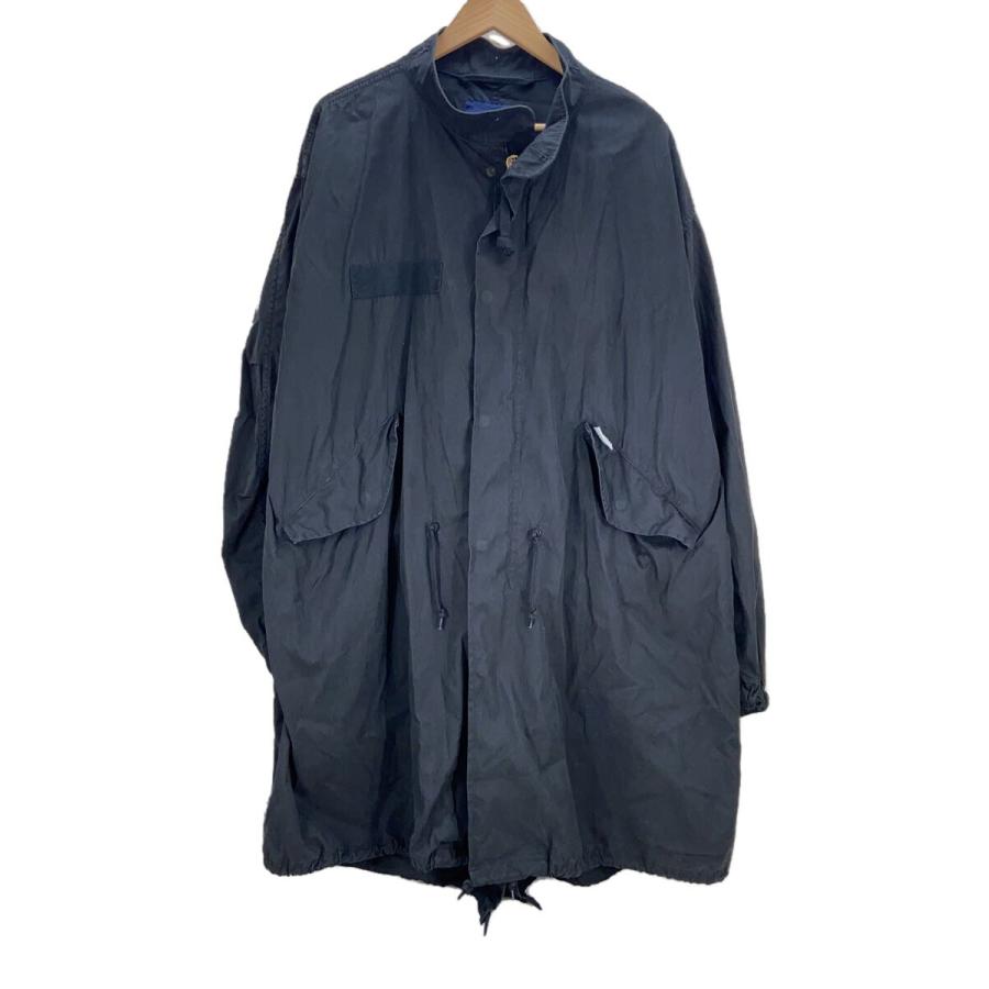 DESCENDANT◇24AW/D-65/OXFORD COAT/モッズコート/3/コットン/BLK