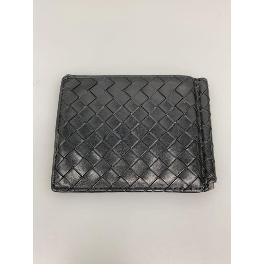 BOTTEGA VENETA◇イントレチャート/マネークリップ付き/2つ折り