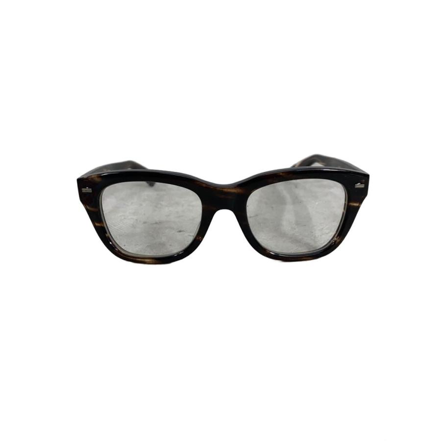 金子眼鏡◇メガネ/ウェリントン/BRW/CLR/メンズ : セカンドストリート