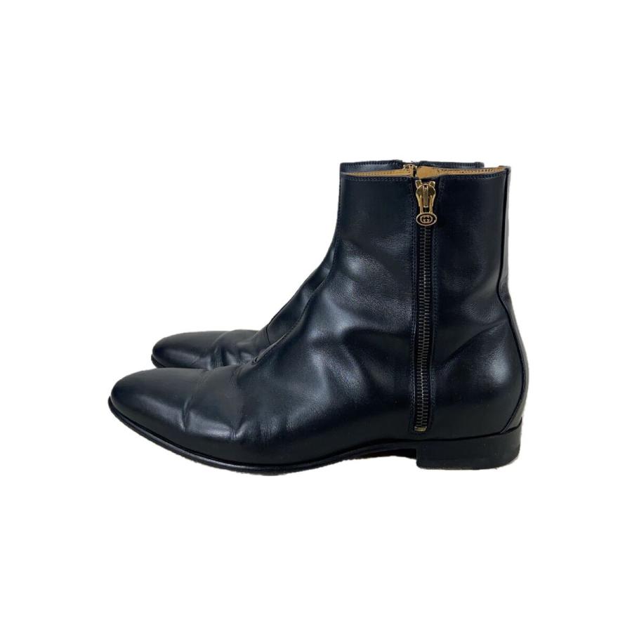 GUCCI◇Chelsea Boots/ブーツ/UK6.5/BLK/レザー/699324 : セカンド