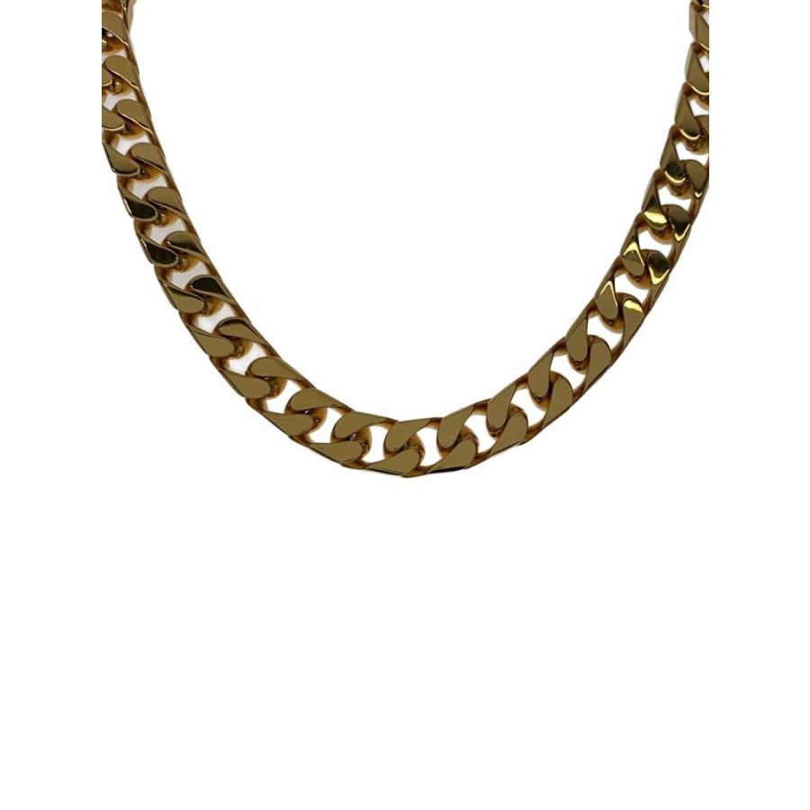 GUCCI ネックレス 喜平 チェーン GUCCI◇スクリプト/チェーンネックレス/喜平/ネックレス/--/GLD/トップ