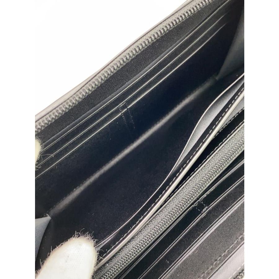 TUMI◇ラウンドジップ/長財布/レザー/BLK/メンズ/712108 : セカンド
