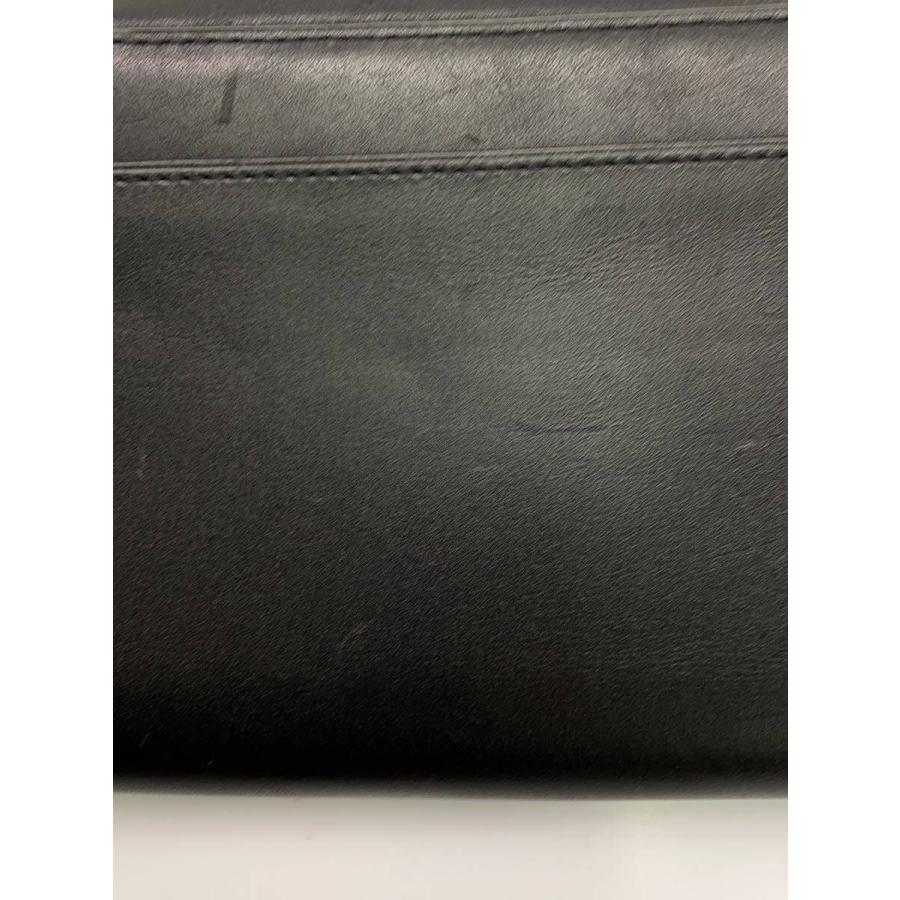 TUMI◇ラウンドジップ/長財布/レザー/BLK/メンズ/712108 : セカンド