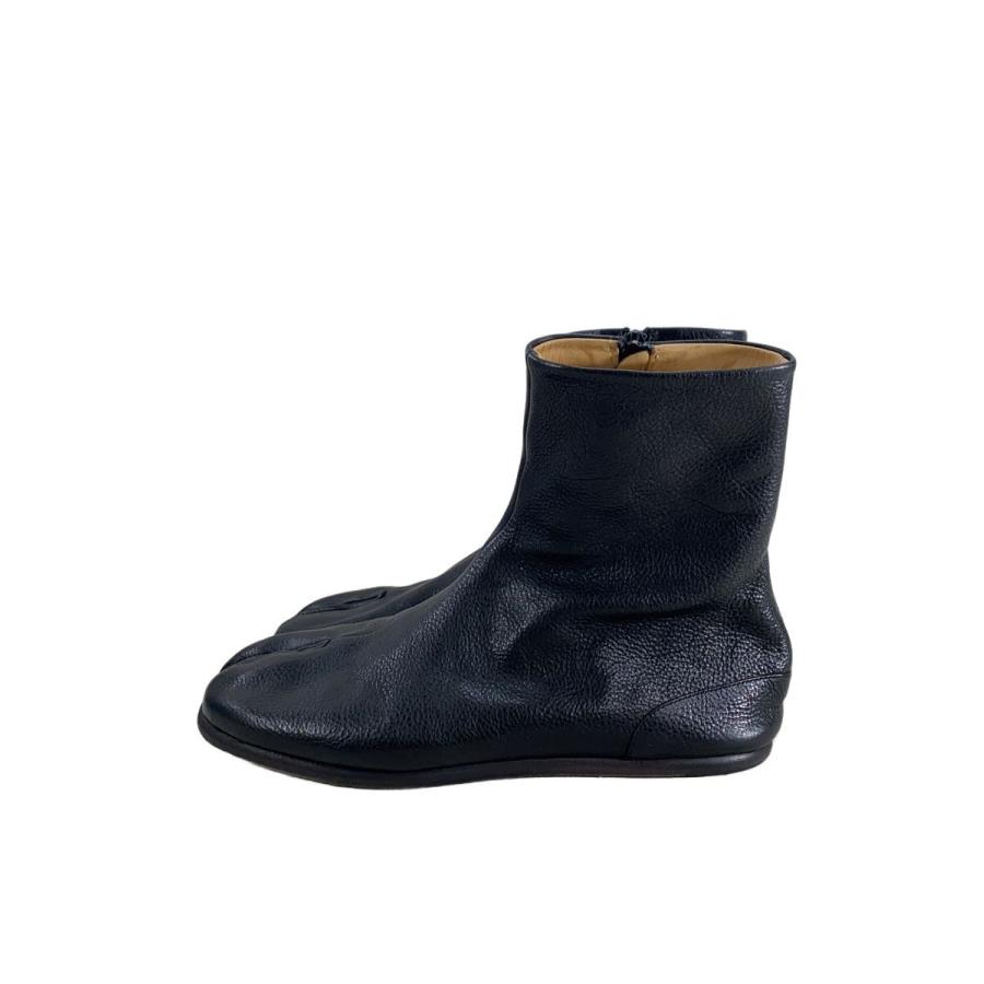 Maison Margiela◇足袋/サイドジップ/ブーツ/42/BLK/レザー : セカンド