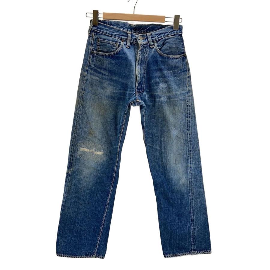 【希少】 リーバイス BIGE イエローステッチ多数‼️ Levi's◇502/BIGE初期/vステッチ/42talon/イエローステッチ混/ボタン裏