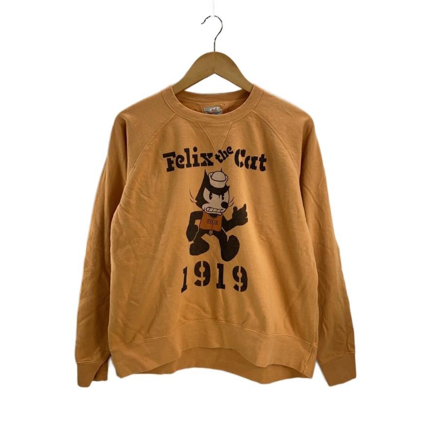 【両Vラグラン◎】トイズマッコイ古着スウェット42XLサイズ位ビンスウェ日本製. TOYs McCOY◇×felix/両vラグラン/スウェット/42/コットン/ORN