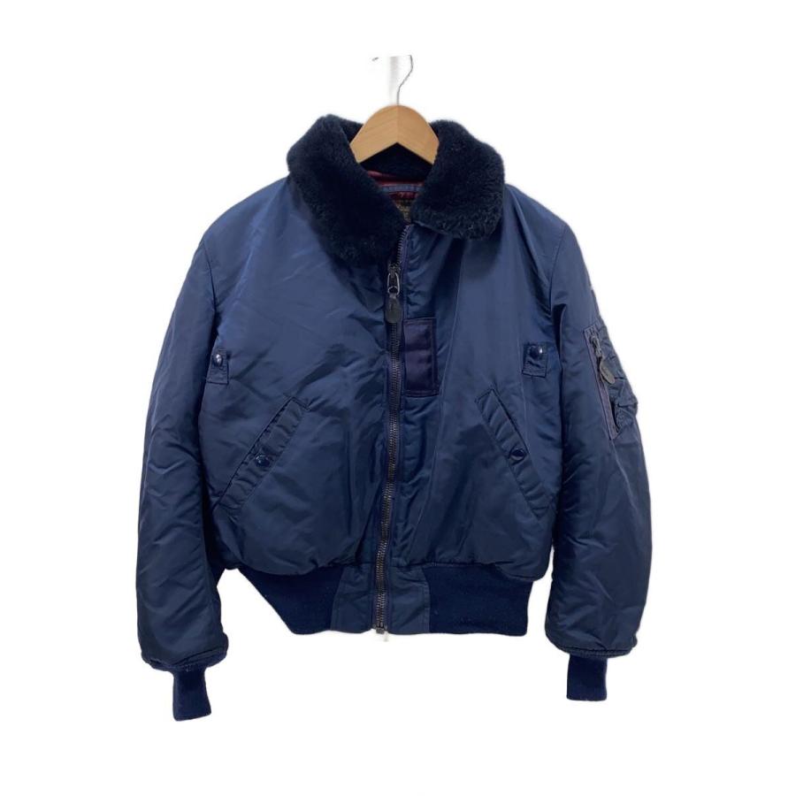 b-15c/復刻/フライトジャケット/38/ナイロン/NVY/5183565 : セカンド