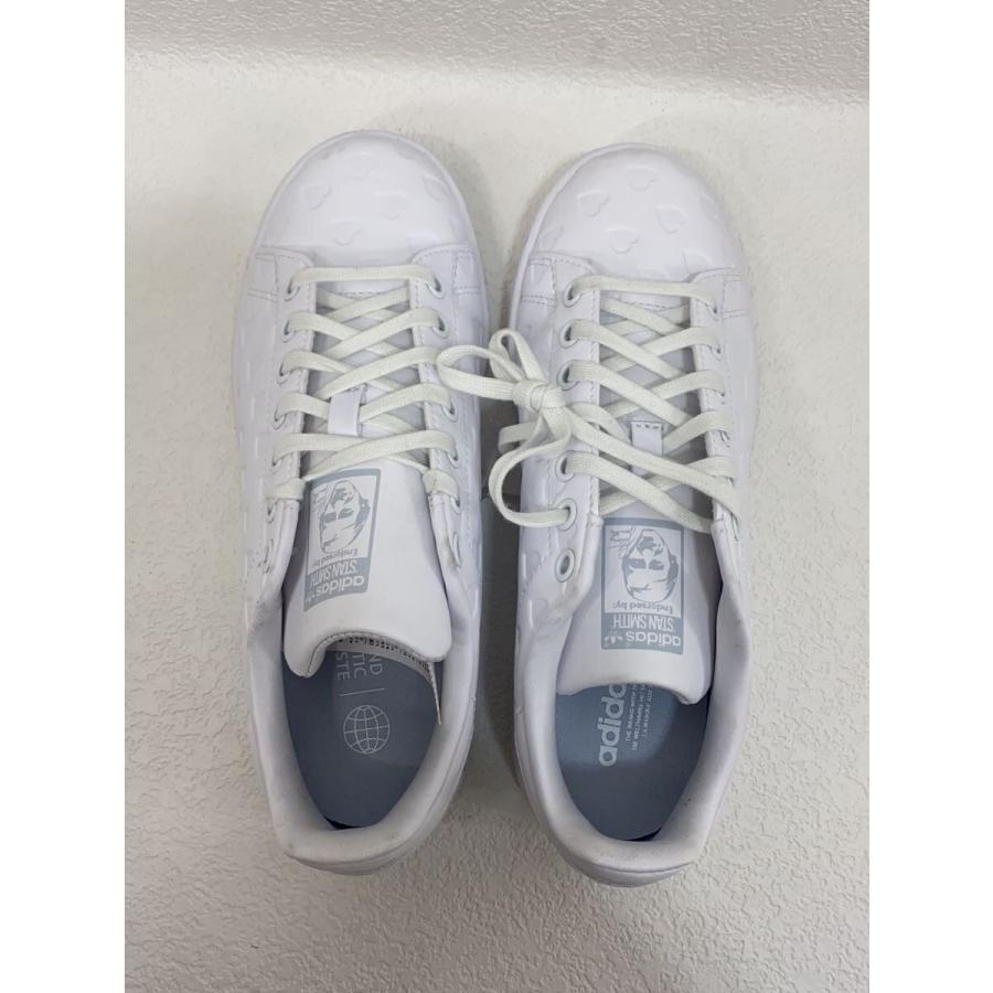 adidas◇スタンスミス/ハート/ローカットスニーカー/24cm/WHT/レザー