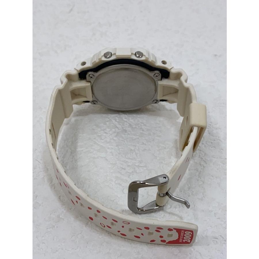 CASIO◇広島東洋カープ/Carp/デジタル/ラバー/WHT/WHT/DW-5600CARP-7JR