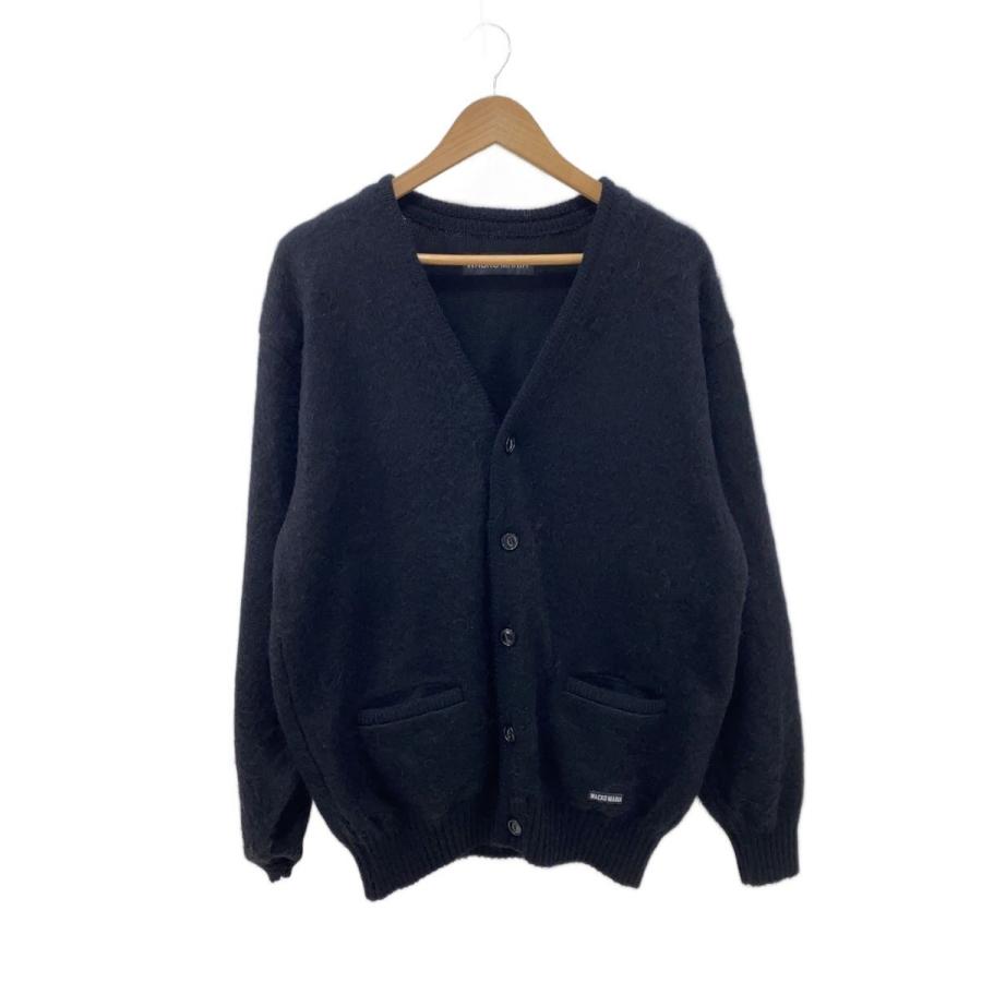 WACKO MARIA◇カーディガン(厚手)/L/モヘア/BLK : セカンドストリート
