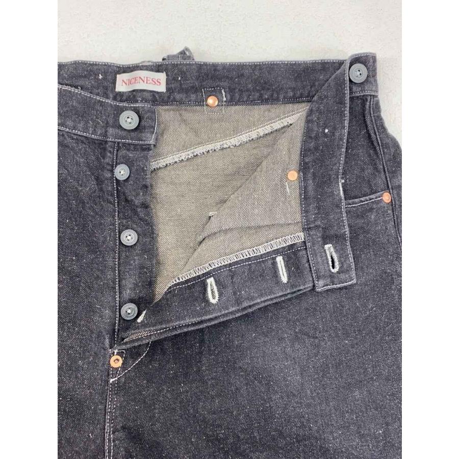 NICENESS◆25SS/H.DIGGLE/ボトム/M/デニム/BLK/nn-1703t15//_2