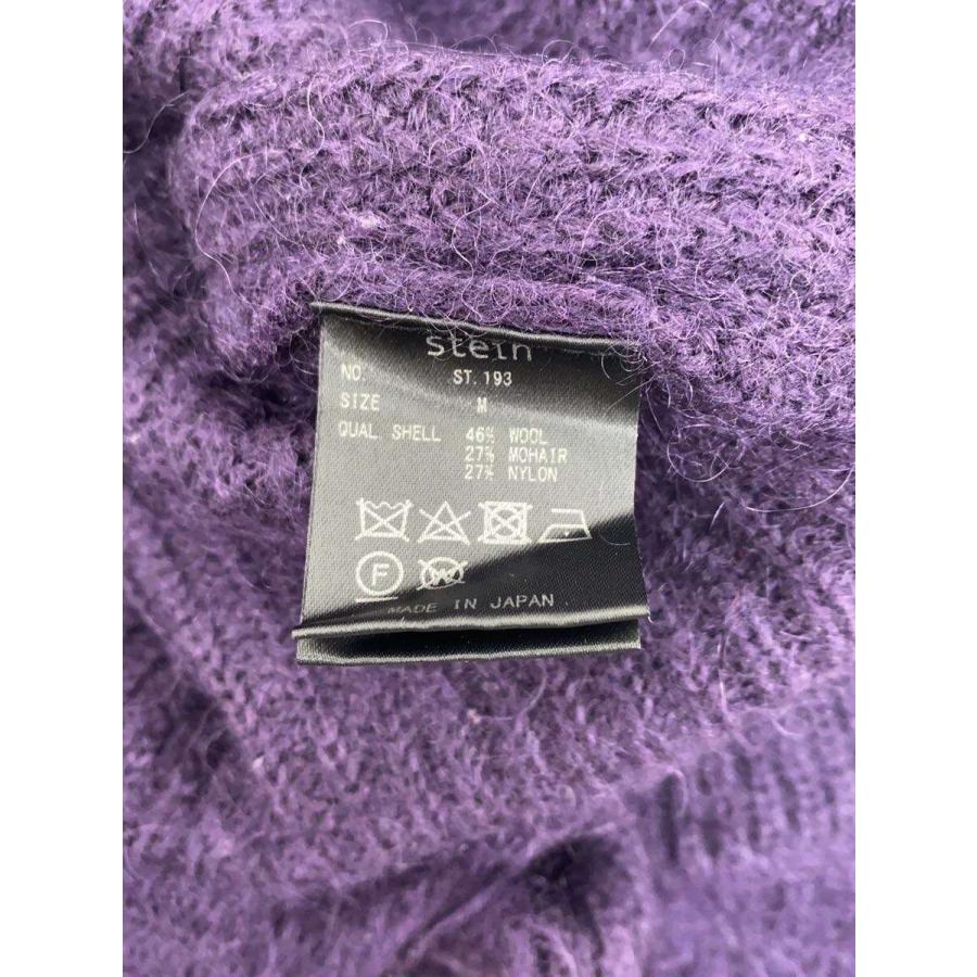 stein◇KID MOHAIR LS/Purple/キッドモヘア/ナイロン混/M/ウール/PUP 