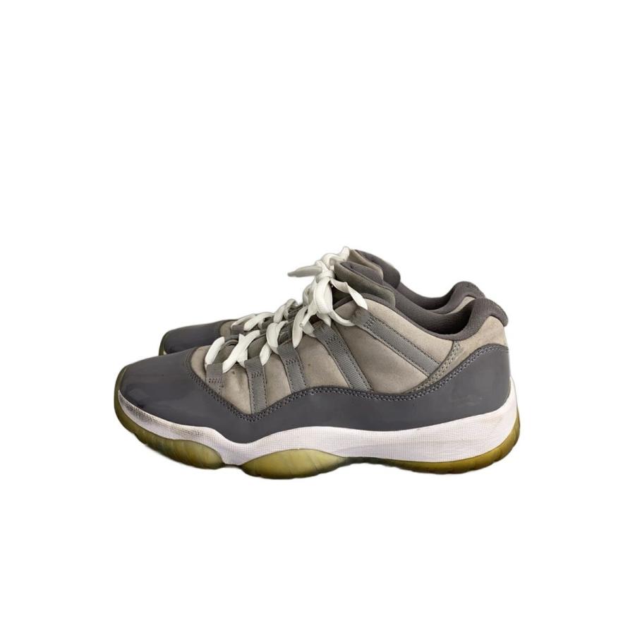 NIKE◇AIR JORDAN 11 RETRO LOW/エアジョーダンレトロロー/グレー