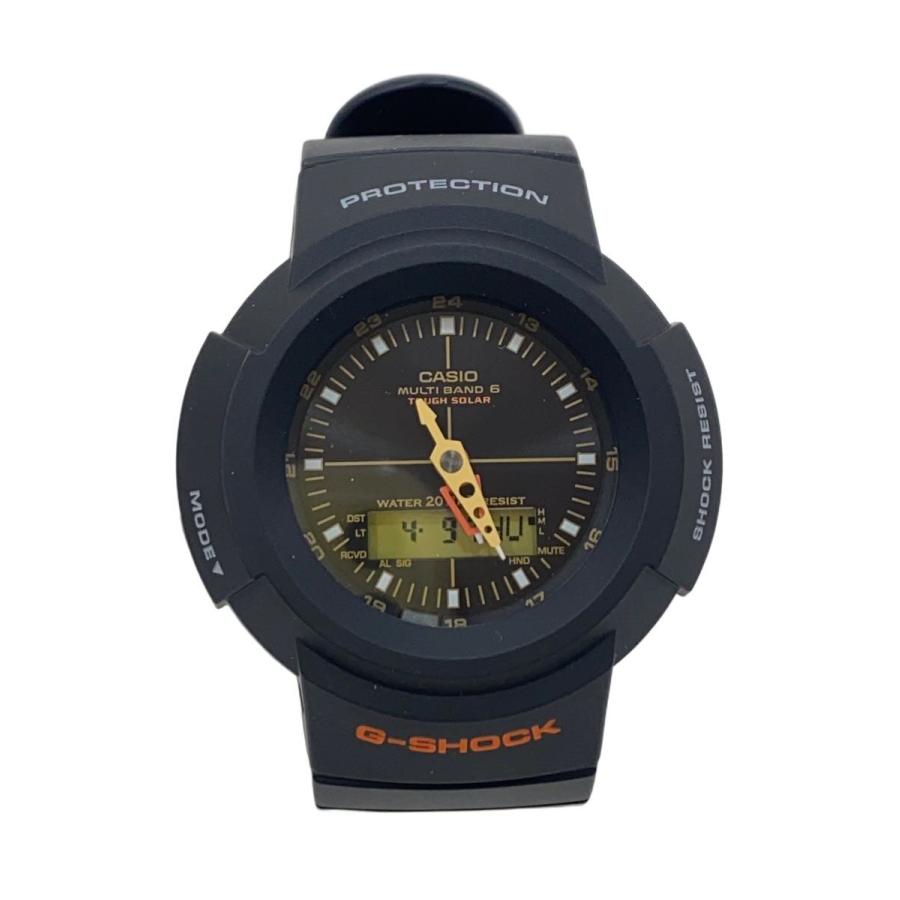 CASIO◇UNITED ARROWS別注/G-SHOCK/ソーラー腕時計/ラバー/BLK/AWG