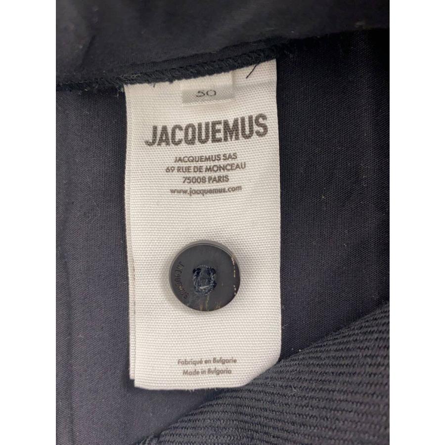 JACQUEMUS◆Le pantalon marwio/スラックスパンツ/50/ウール/BLK/無地