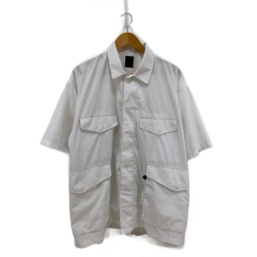 5641【美品】ダイワピア39　ワークシャツ テックフレンチミルシャツ DAIWA PIER39◇Tech French Mil Field Shirts S/S/L/WHT/BE-85221S