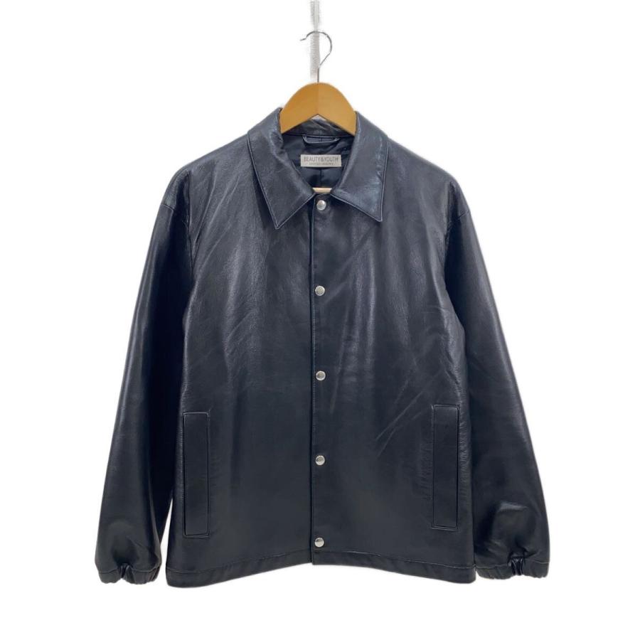 BEAUTY&YOUTH UNITED ARROWS◇24aw/レザーコーチジャケット/レザー 