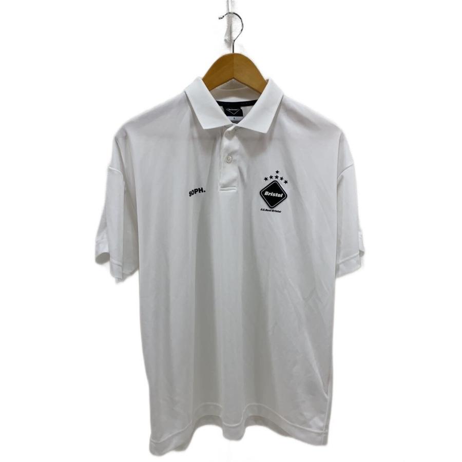 FCRB Bristol ホワイト ポロシャツ L F.C.R.B.(F.C.Real Bristol)◇S/S BAGGY POLO/ポロシャツ/S