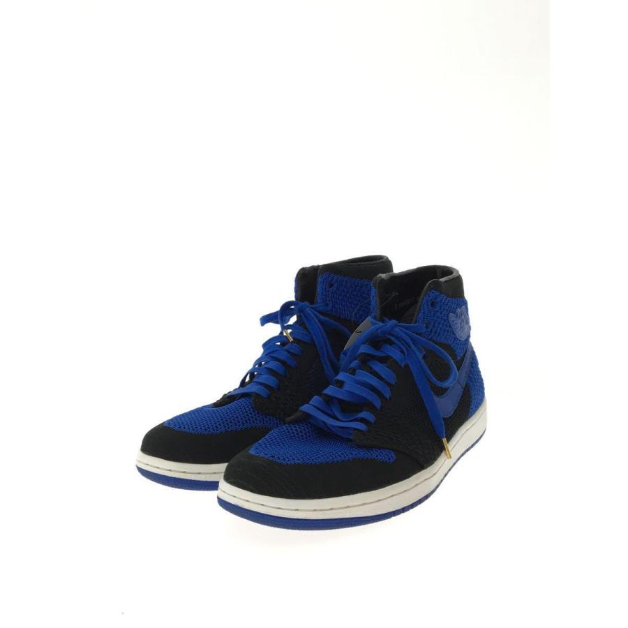 NIKE◆AIR JORDAN 1 RETRO HI FLYKNIT/エアジョーダンレトロハイ/ブラック/27cm/BLK｜ssol-shopping｜02