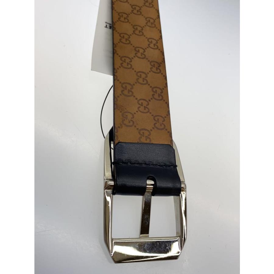 GUCCI◇ベルト/レザー/BLK/無地/メンズ/211566.1766.190.36 : セカンド